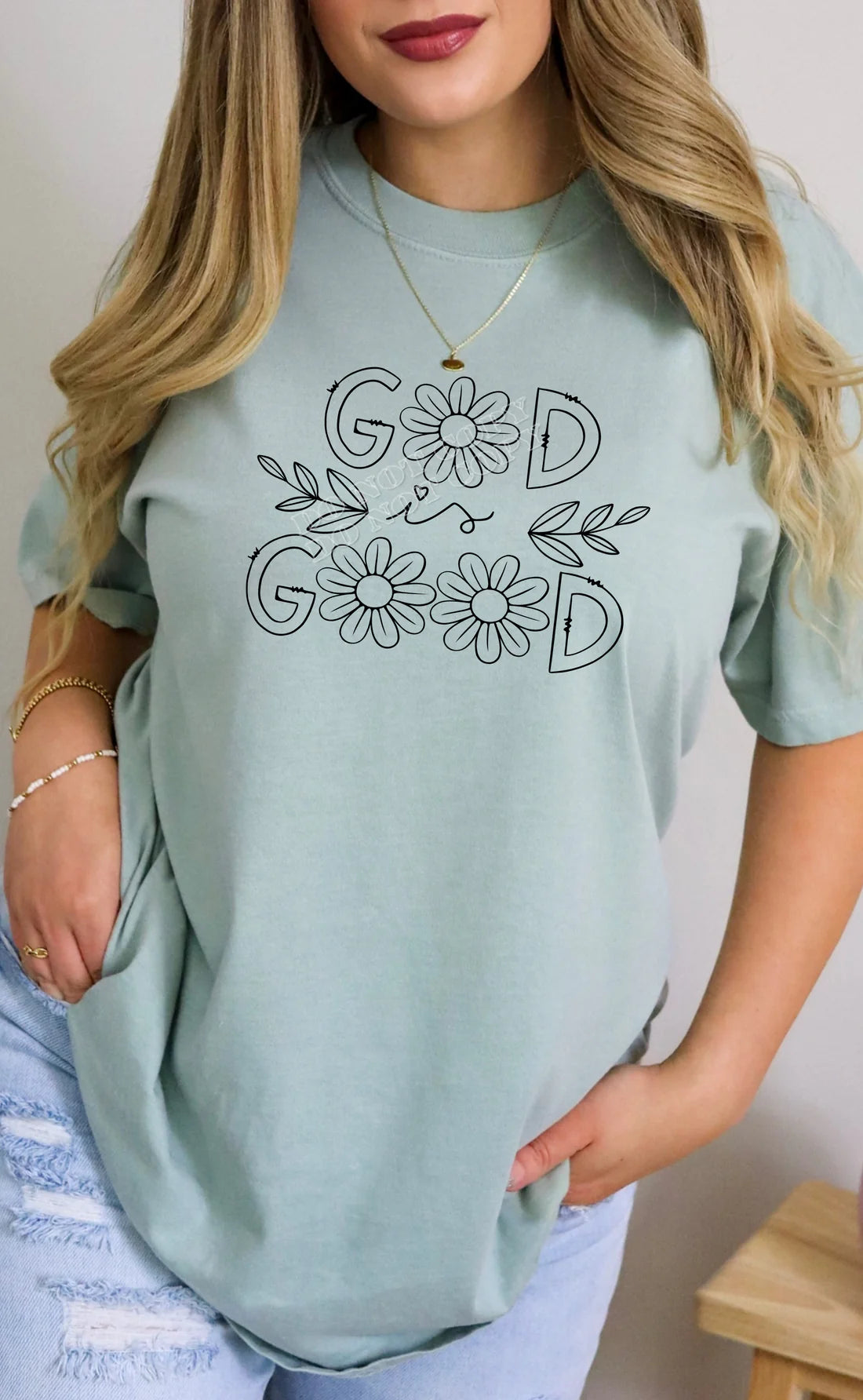 God is Good T-shirt – Inspirational Christian tee with bold faith message for everyday wear, perfect for expressing love for God.