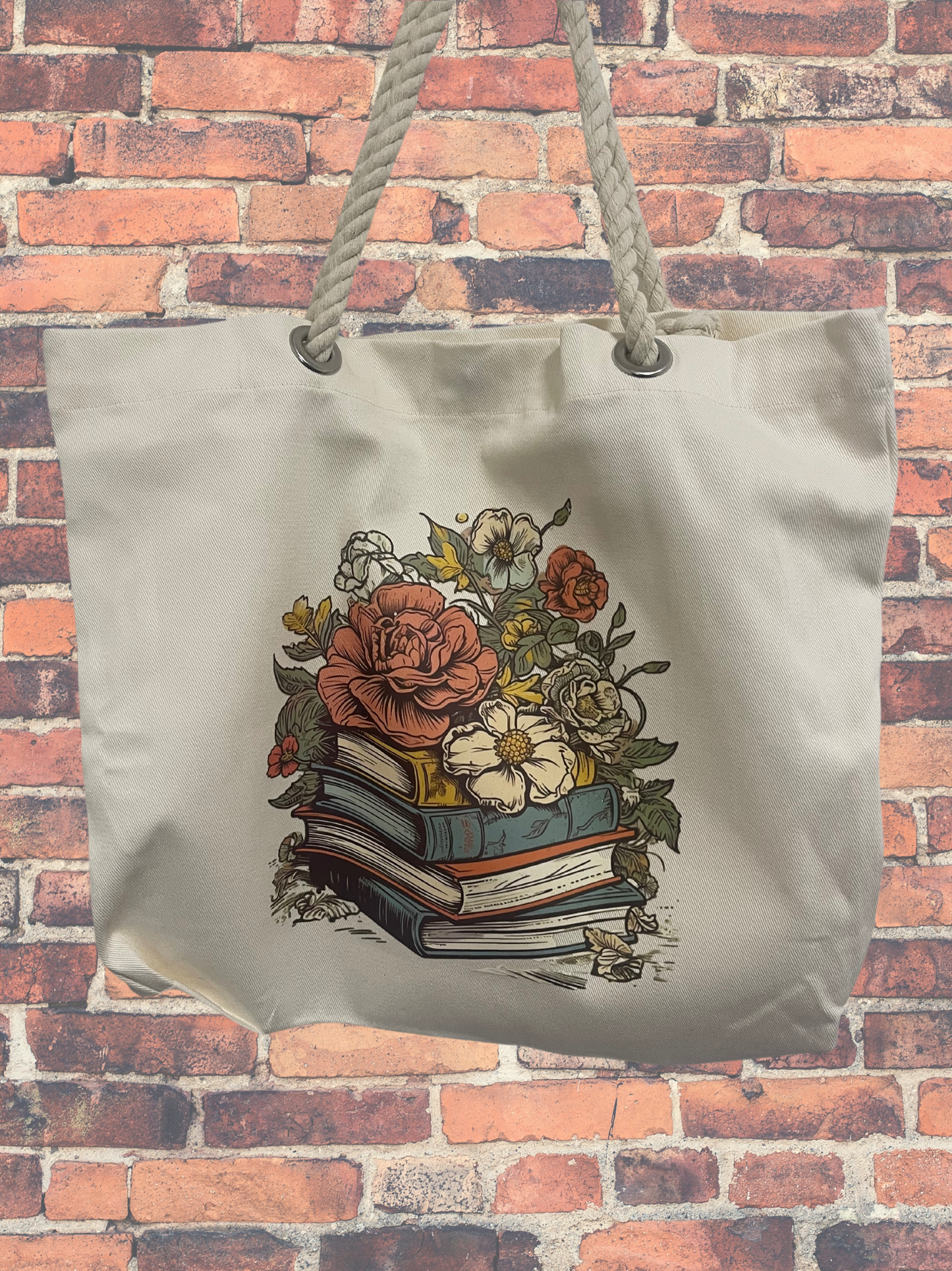 Natural Tote Bag eco-friendly reusable cotton canvas tote from LDC Designz for everyday use, shopping, or gifting