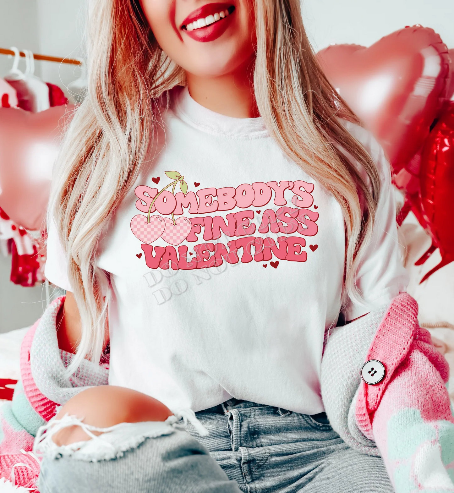 Somebody’s Fine Ass Valentine T-Shirt – bold and flirty Valentine’s Day graphic tee for women, perfect for date night outfits, romantic gifts, and 2025 Valentine’s celebrations from LDC Designz.