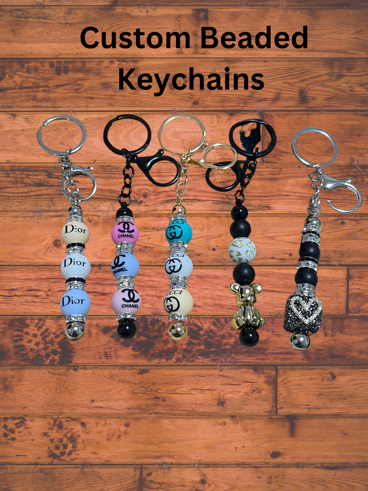 LDC Beaded Key Chains (Pre-made)