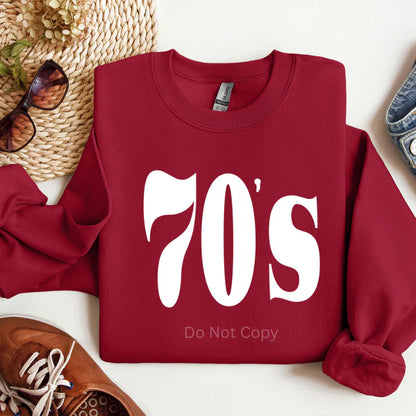 The Number One Year Sweatshirt by LDC Designz — cozy milestone sweatshirt for 1st birthdays, anniversaries, and celebrations featuring bold Number One Year design