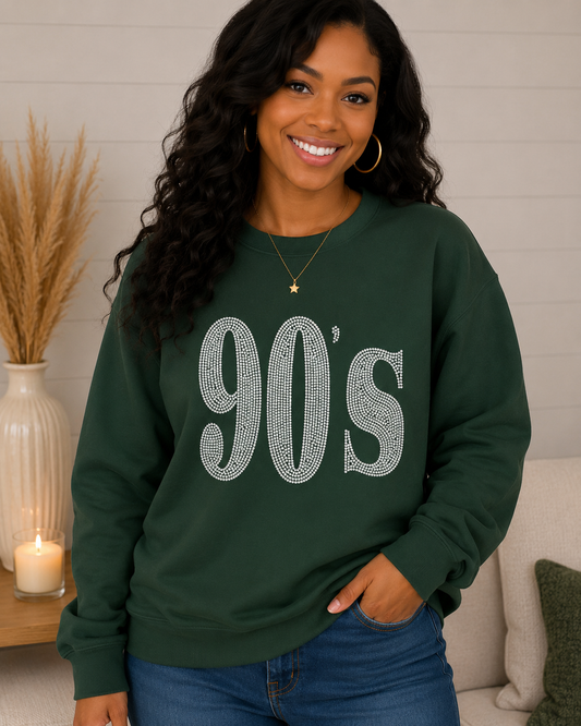 ✨ 90’s Rhinestone Sweatshirt