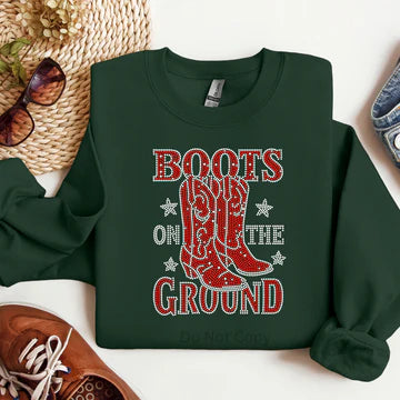 BOTG Western Rhinestone T-Shirt and Sweatshirt by LDC Designz featuring sparkling Western rhinestone design for cowgirls and country lovers – Western glam apparel