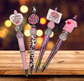 "Colorful custom beaded pens handmade by LDC Designz — stylish writing pens, perfect for gifts, planners, and office accessories".

