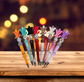 "Colorful custom beaded pens handmade by LDC Designz — stylish writing pens, perfect for gifts, planners, and office accessories".

