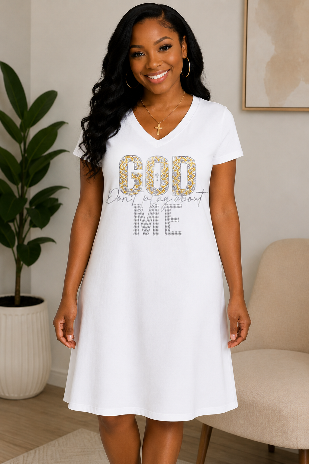 God Don't Play About Me Rhinestone Collection