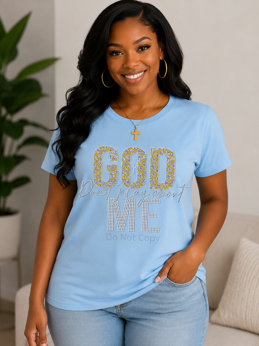 God Don't Play About Me Rhinestone Collection