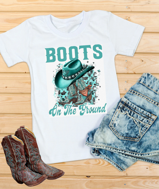 BOTG Turquoise Cowgirl T- Shirts