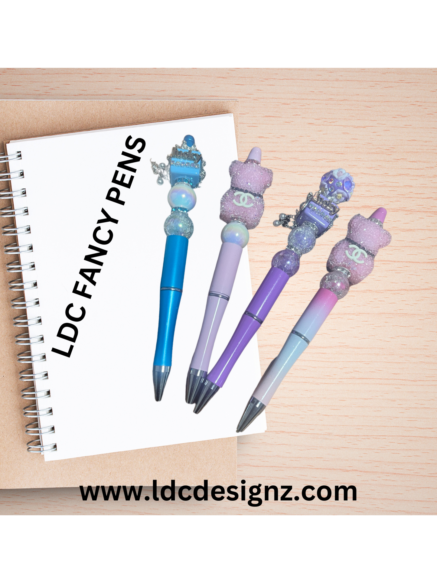 Pre-Made - Fancy & Designer Beaded Pens