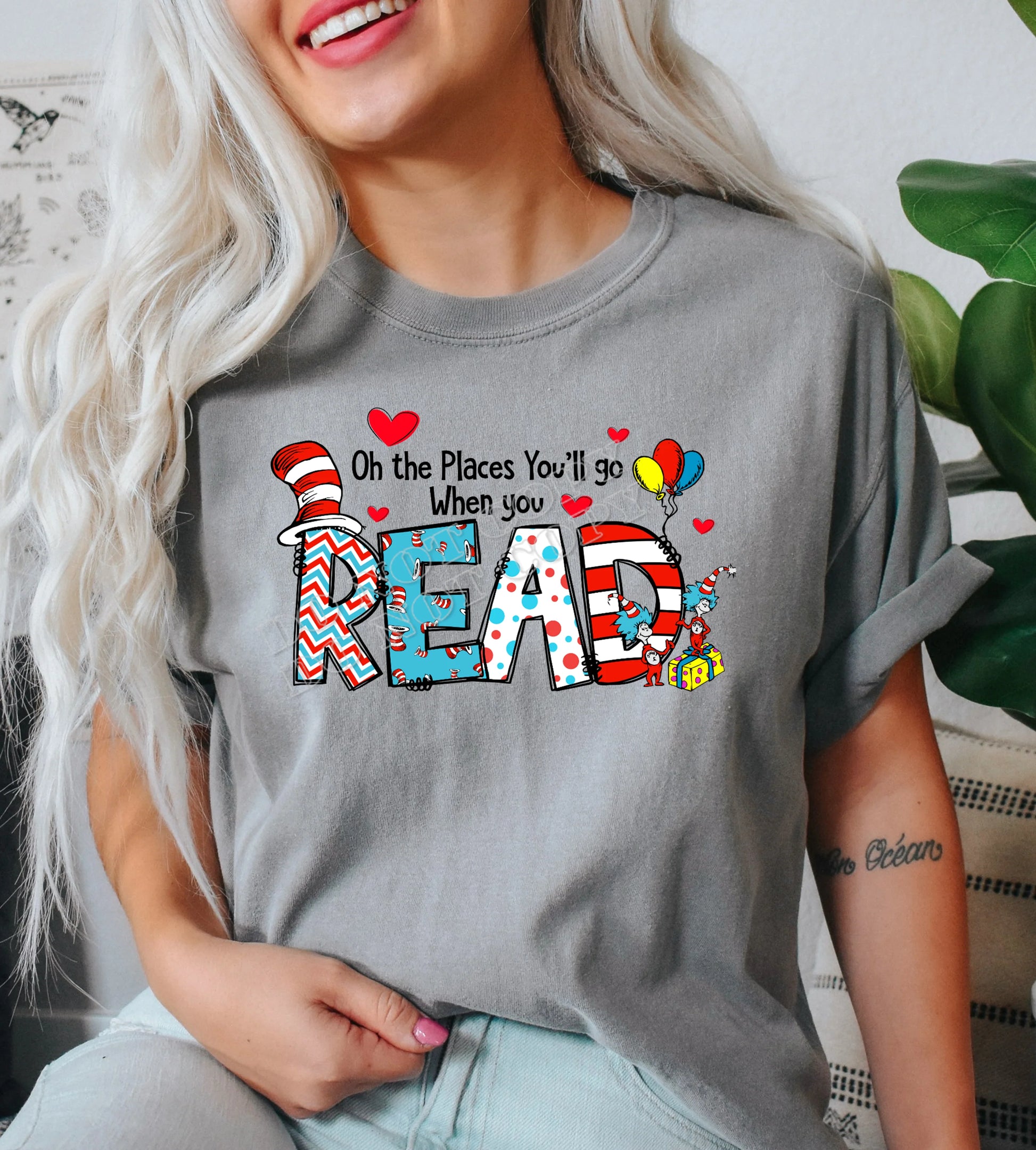 Read T-Shirt by LDC Designz featuring minimalist “Read” graphic design on a soft unisex tee, perfect for book lovers, teachers, and reading enthusiasts