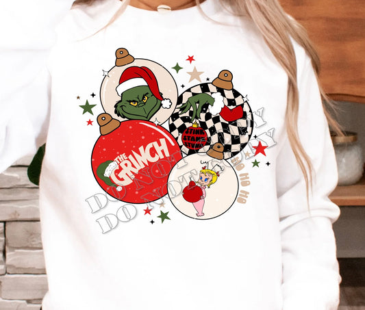 The Grinch Long Sleeve T-Shirts – Funny Christmas graphic tee for adults, cozy holiday shirt perfect for family gatherings, parties, and festive winter outfits.