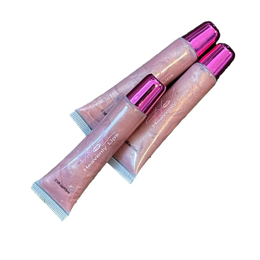 Glossy KISS Lip Gloss by LDC Designz – moisturizing, non-sticky, high-shine lip gloss for kiss-worthy glossy lips.